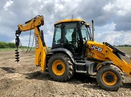 Экскаватор-погрузчик JCB 3CX с гидробуром