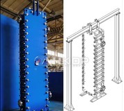 Теплообменник для тепловой обработки газов и воздуха